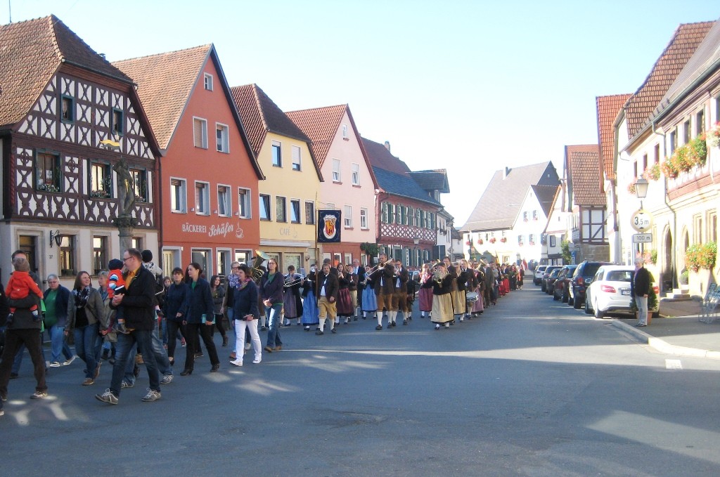 Festzug zum Erntedank